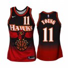 Atlanta Hawks #11 Trae Young Basketball  Red Throwback