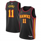 Atlanta Hawks #11 Trae Young Statement Edition  Black