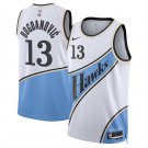 Atlanta Hawks #13 Bogdan Bogdanović White 2024 25 City Edition Stitched