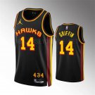 Atlanta Hawks #14 AJ Griffin Black Statement Edition Swingman