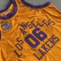 Bodega x mitchell&ness Lakers 06 rldwide Respect Basketball  Gold