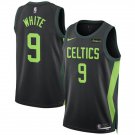 Boston Celtics #9 Derrick White Black 2024 25 City Edition Stitched Basketball