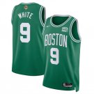 Boston Celtics #9 Derrick White Green 2024 Finals Icon Edition Stitched Basketball