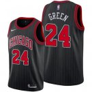 Bulls #24 Javonte Green city  black