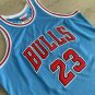 Bulls Michael Jordan Mitchell & Ness Hardod Classics Light Blue