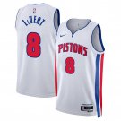 Caris LeVert #8 Detroit Pistons Association Edition  White