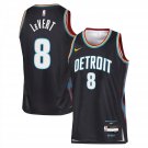 Caris LeVert #8 Detroit Pistons City Edition  Charcoal Gray Black 2025-26