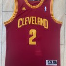 Cavaliers #2 Kyrie Irving Red  Throwback