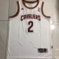 Cavaliers #2 Kyrie Irving White Basketball AU  Throwback