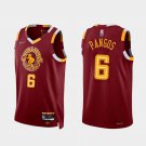 Cavaliers #6 Kevin Pangos City  red 75th Anniversary
