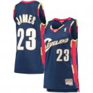 Cavaliers #23 LeBron James Mitchell & Ness  Navy