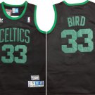 Celtics #33 Larry Bird Hardod Classics Retro Basketball  Black