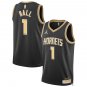 Charlotte Hornets #1 LaMelo Ball 2024 Stitched Basketball  Black Gold