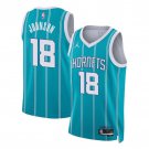 Charlotte Hornets #18 Keyontae Johnson Icon Edition  Teal