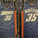 Charlotte Hornets #35 Adam Morrison Navy Stitched Basketball
