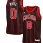 Chicago Bulls #0 Coby White Basketball Stripe Red