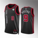 Chicago Bulls #9 Nikola Vucevic Black City Edition Stitched Basketball