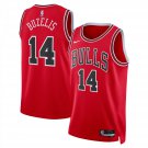 Chicago Bulls #14 Matas Buzelis Red Icon Edition Stitched Basketball