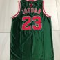 Chicago Bulls #23 Michael Jordan Basketball  Green Embroidery