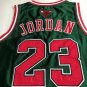 Chicago Bulls #23 Michael Jordan Basketball  Green Embroidery