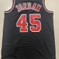Chicago Bulls #45 Michael Jordan Black Hardod Classics Basketball