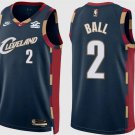 Cleveland Cavaliers #2 Lonzo Ball Navy Classic Edition Swingman