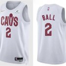 Cleveland Cavaliers #2 Lonzo Ball White Association Edition Swingman