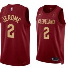 Cleveland Cavaliers #2 Ty Jerome Burgundy 2024-25 Icon Edition Swingman