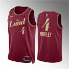 Cleveland Cavaliers #4 Evan Mobley 2023-24 City Edition Swingman  Wine