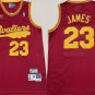 Cleveland Cavaliers #23 LeBron James Red Broadsrd Throwback