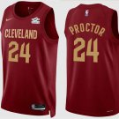 Cleveland Cavaliers #24 Tyrese Proctor Burgundy Icon Edition Swingman