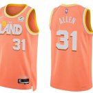 Cleveland Cavaliers #31 Jarrett Allen Orange 2025-26 City Edition Swingman