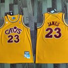 Cleveland Cavaliers CAVS #23 LeBron James  Yellow Gold