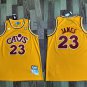 Cleveland Cavaliers CAVS #23 LeBron James  Yellow Gold