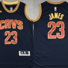 Cleveland Cavaliers CAVS #23 LeBron James NBA  Navy Blue