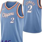 Clippers #2 Kawhi Leonard 75th Anniversary City  Light Blue