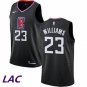 Clippers #23 Louis Williams Black Statement Swingman