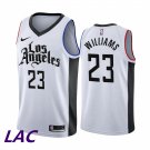 Clippers #23 Louis Williams City Basketball  White