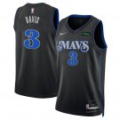 Dallas Mavericks #3 Anthony Davis Black City Edition Stitched Basketball