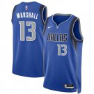Dallas Mavericks #13 Naji Marshall Blue 2024 Icon Edition Stitched Basketball