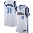 Dallas Mavericks #31 Klay Thompson White Association Edition Stitched