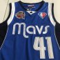 Dallas Mavericks #41 Dirk Nowitzki AU Basketball  Blue