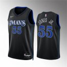 Dallas Mavericks #55 Derrick Jones Jr. City Basketball  Black