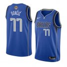 Dallas Mavericks #77 Luka Doncic Blue 2024 Finals Icon Edition Basketball