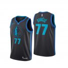 Dallas Mavericks #77 Luka Doncic City  Black