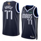 Dallas Mavericks #77 Luka Doncic Navy 2024 Finals Statement Edition