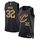 Dean Wade 32 Cleveland Cavaliers 2024 Statement Edition Fan Support Team  – Black