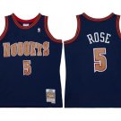Denver Nuggets #5 Jalen Rose Navy 1995 Mitchell & Ness Swingman Stitched