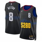 Denver Nuggets #8 Peyton Watson 2023-24 Black City Edition