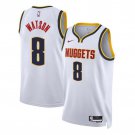 Denver Nuggets #8 Peyton Watson White Association Edition
